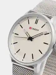 Белый мужские наручные часы Curren 8233 в подарочной упаковке