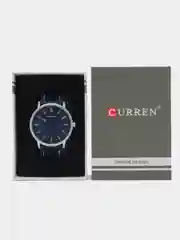 Синий меланж мужские наручные часы Curren 8233 в подарочной упаковке
