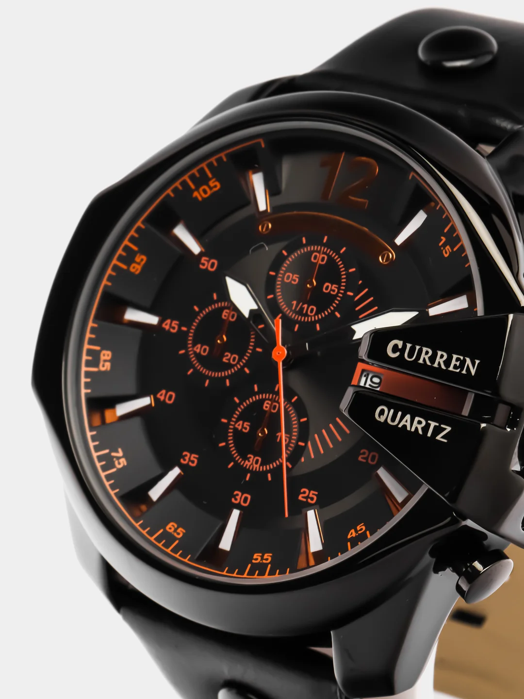 Хром мужские наручные часы Curren 8176 в подарочной упаковке
