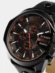 Хром мужские наручные часы Curren 8176 в подарочной упаковке