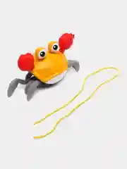 Оранжевый игрушка в виде крабика, крабик, равизвающая игра для детей, детская игрушка