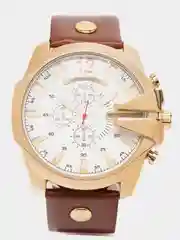 Коричневый мужские наручные часы Curren 8176 в подарочной упаковке