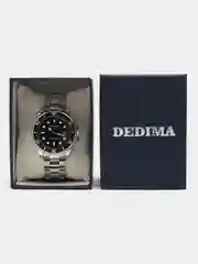 Серый мужские наручные часы Dedima D-157 с календарём в подарочной упаковке