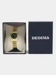 Лесной зеленый наручные часы Dedima D-188, женские, с календарём, в подарочной упаковке