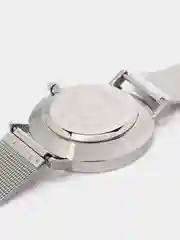 Серебряный мужские наручные часы Dedima D-185, с календарём, в подарочной упаковке