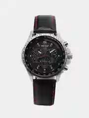 Черный мужские наручные часы Megir ML1010G, с хронографом, в подарочной упаковке
