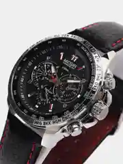 Черный мужские наручные часы Megir ML1010G, с хронографом, в подарочной упаковке
