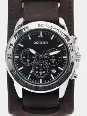 Светло-коричневый мужские наручные часы Ochstin 7234 с хронографом в подарочной упаковке