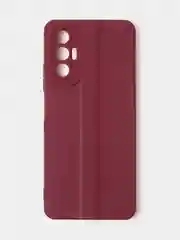 Синий чехол для Tecno Pova 3 цветной, матовый, с дополнительной защитой камеры