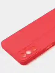 Красный чехол для Tecno Pova 3 цветной, матовый, с дополнительной защитой камеры