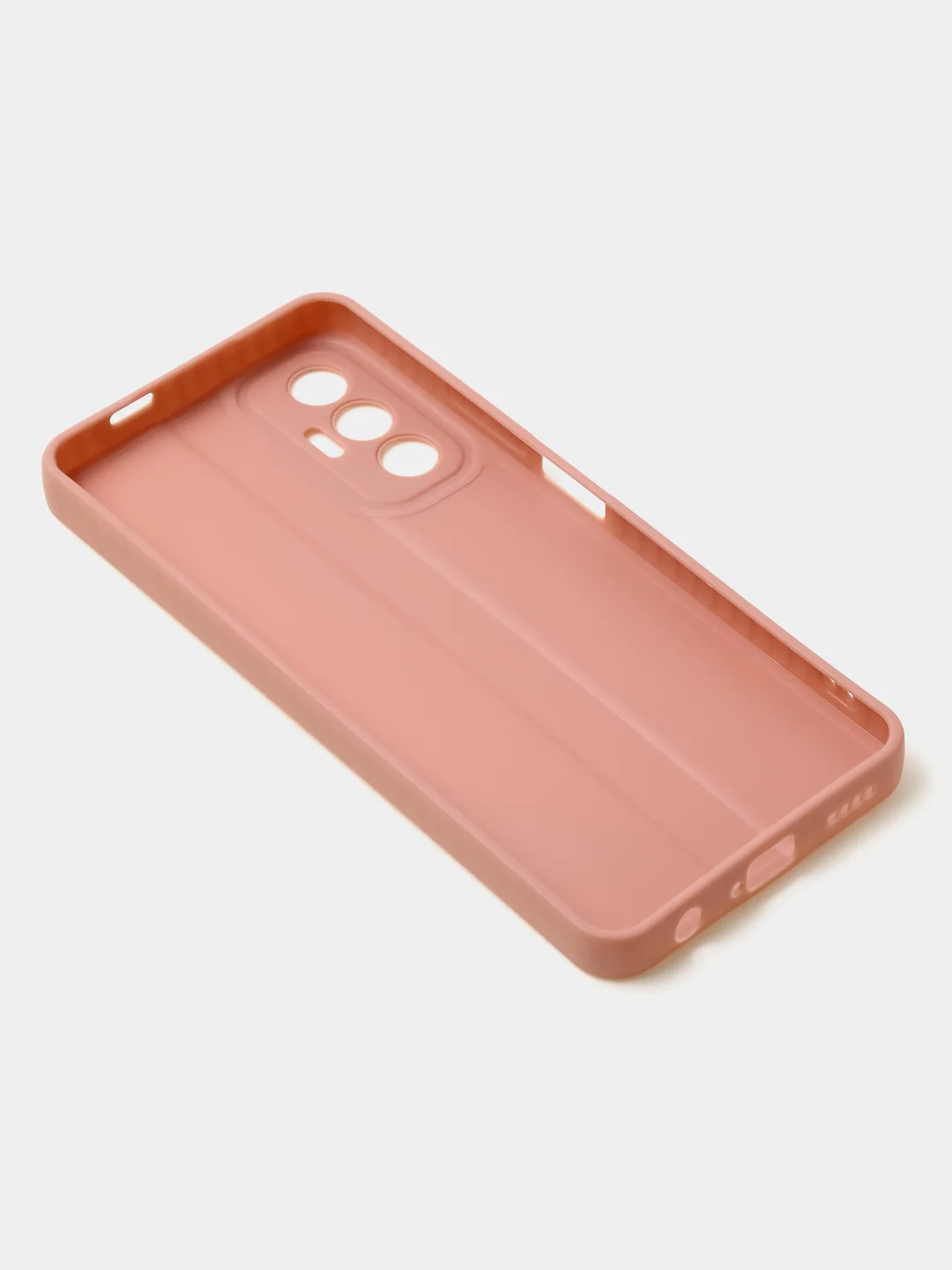 Пудровый чехол для Tecno Pova 3 цветной, матовый, с дополнительной защитой камеры