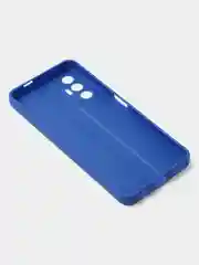 Пудровый чехол для Tecno Pova 3 цветной, матовый, с дополнительной защитой камеры