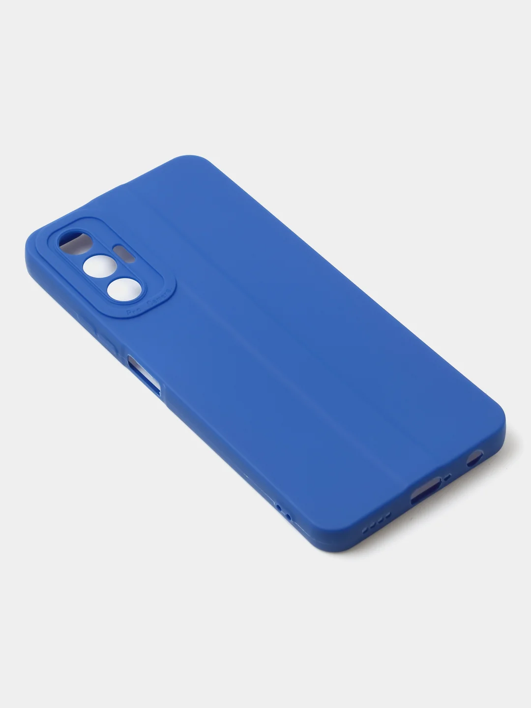 Пудровый чехол для Tecno Pova 3 цветной, матовый, с дополнительной защитой камеры