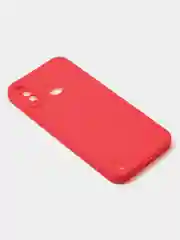 Красный чехол для Tecno Spark 6 GO цветной, матовый, с дополнительной защитой камеры
