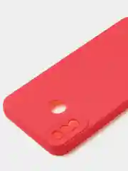 Красный чехол для Tecno Spark 6 GO цветной, матовый, с дополнительной защитой камеры