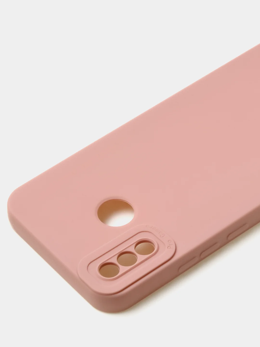 Пудровый чехол для Tecno Spark 6 GO цветной, матовый, с дополнительной защитой камеры