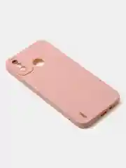 Пудровый чехол для Tecno Spark 6 GO цветной, матовый, с дополнительной защитой камеры