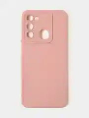 Пудровый чехол для Tecno Spark 8C / Spark GO (2022) цветной матовый с дополнительной защитой камеры