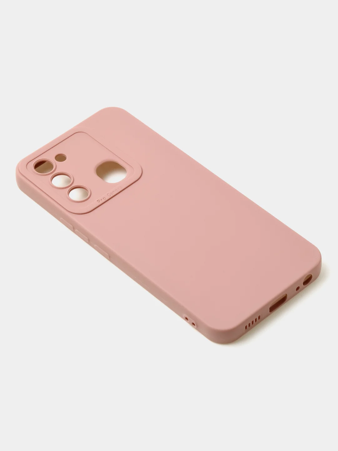 Пудровый чехол для Tecno Spark 8C / Spark GO (2022) цветной матовый с дополнительной защитой камеры