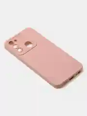 Пудровый чехол для Tecno Spark 8C / Spark GO (2022) цветной матовый с дополнительной защитой камеры