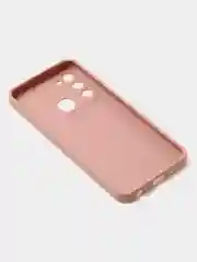 Пудровый чехол для Tecno Spark 8C / Spark GO (2022) цветной матовый с дополнительной защитой камеры