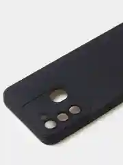Синий чехол для Tecno Spark 8C / Spark GO (2022) цветной матовый с дополнительной защитой камеры