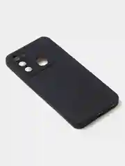 Синий чехол для Tecno Spark 8C / Spark GO (2022) цветной матовый с дополнительной защитой камеры
