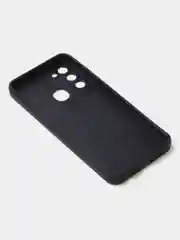 Синий чехол для Tecno Spark 8C / Spark GO (2022) цветной матовый с дополнительной защитой камеры