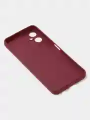 Бордовый чехол для Tecno Spark 9T / Spark 9 Pro цветной матовый с дополнительной защитой камеры
