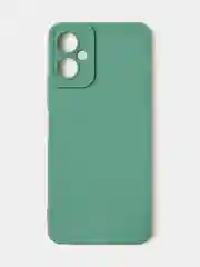 Зеленый чехол для Tecno Spark 9T / Spark 9 Pro цветной матовый с дополнительной защитой камеры