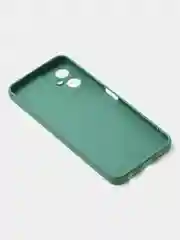 Зеленый чехол для Tecno Spark 9T / Spark 9 Pro цветной матовый с дополнительной защитой камеры