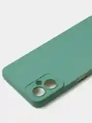 Зеленый чехол для Tecno Spark 9T / Spark 9 Pro цветной матовый с дополнительной защитой камеры