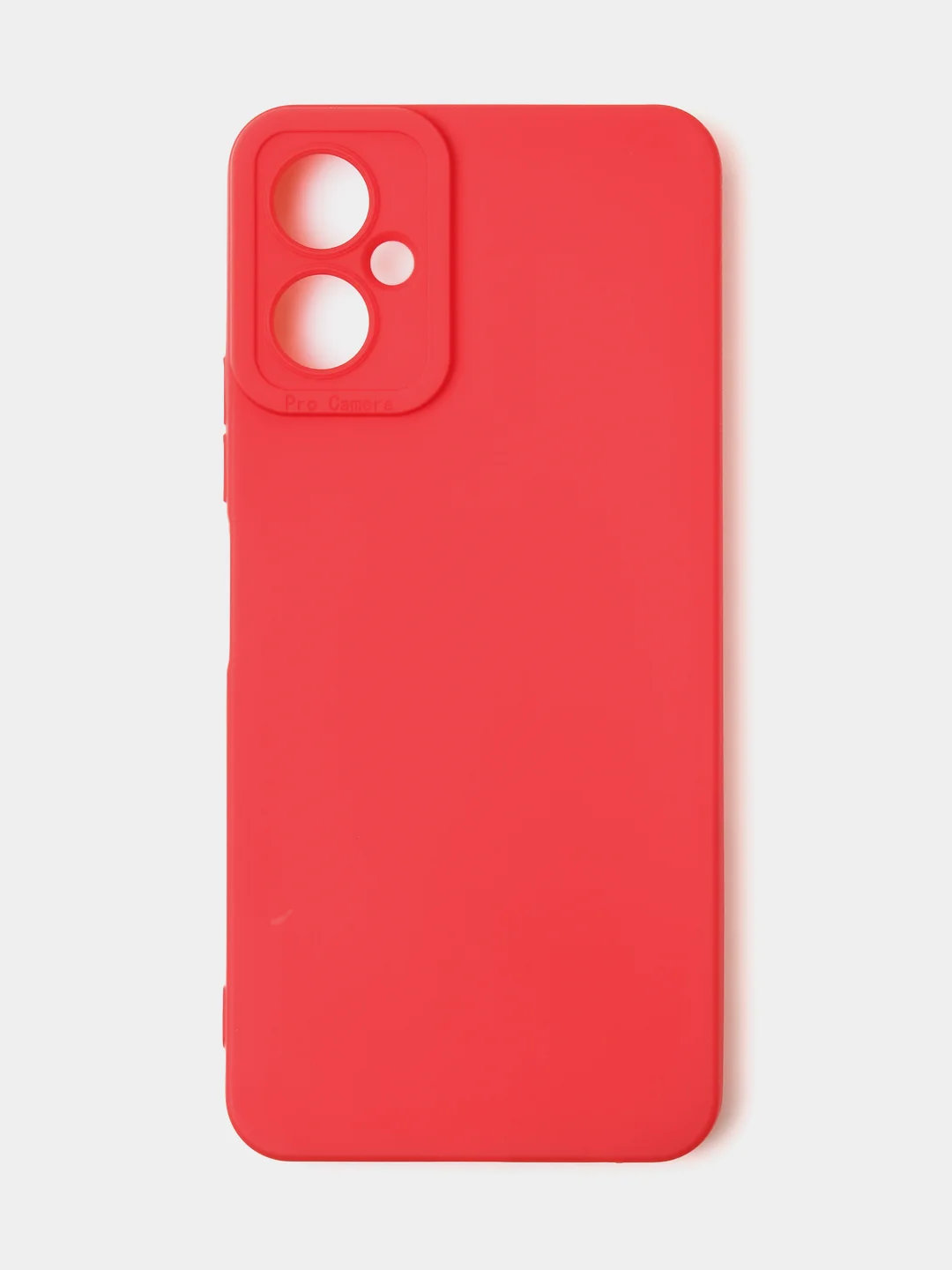 Красный чехол для Tecno Spark 9T / Spark 9 Pro цветной матовый с дополнительной защитой камеры