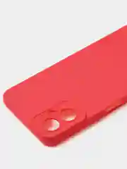 Красный чехол для Tecno Spark 9T / Spark 9 Pro цветной матовый с дополнительной защитой камеры