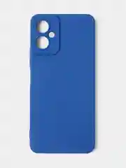 Синий чехол для Tecno Spark 9T / Spark 9 Pro цветной матовый с дополнительной защитой камеры