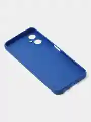 Синий чехол для Tecno Spark 9T / Spark 9 Pro цветной матовый с дополнительной защитой камеры