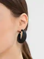 Черный женские, бижутерные серьги