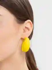 Желтый женские, бижутерные серьги