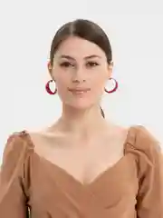 Зеленый женские, бижутерные серьги