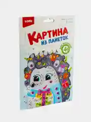 Набор для детского творчества, картина из пайеток "Ежик", Lori