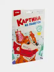 Набор для детского творчества. Картина из пайеток "Собачка". Lori