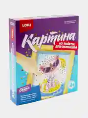 Набор для творчества, картина из пайеток "Солнечный котик", Lori
