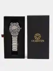 Серый металлик мужские наручные часы Ochstin 7010A в подарочной упаковке