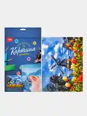 Набор для рисования, картина по номерам "Мельница весной", Lori