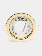 Светильник потолочный встраиваемый, 15W 230V  GX53, золото без лампы, DL53