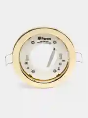 Светильник потолочный встраиваемый, 15W 230V  GX53, золото без лампы, DL53