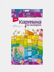 Набор для детского творчества, картина по номерам для малышей "Суккуленты", Lori