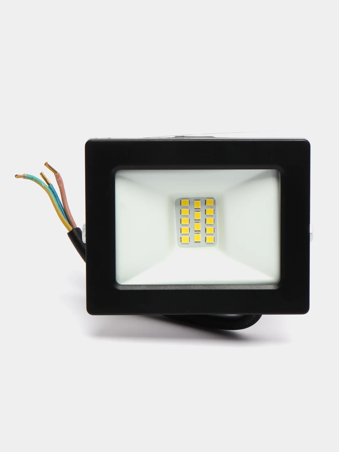 Прожектор светодиодный 2835SMD, 20W 4000K AC230V/50Hz IP65, черный, 55075