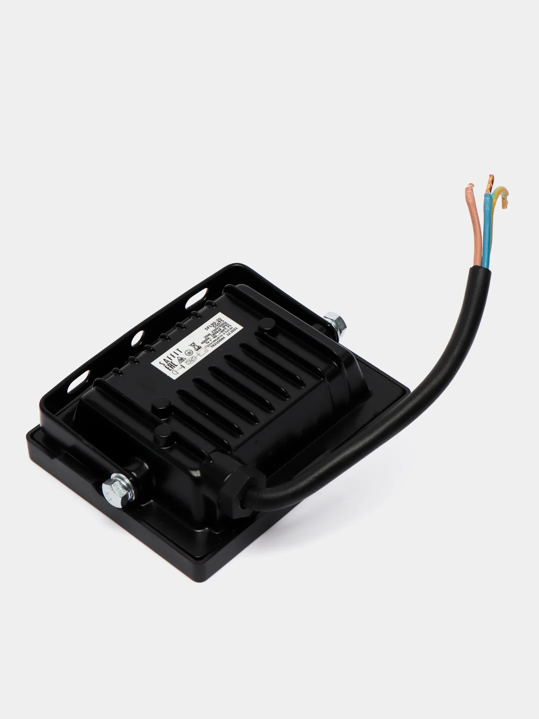 Прожектор светодиодный 2835SMD, 20W 4000K AC230V/50Hz IP65, черный, 55075