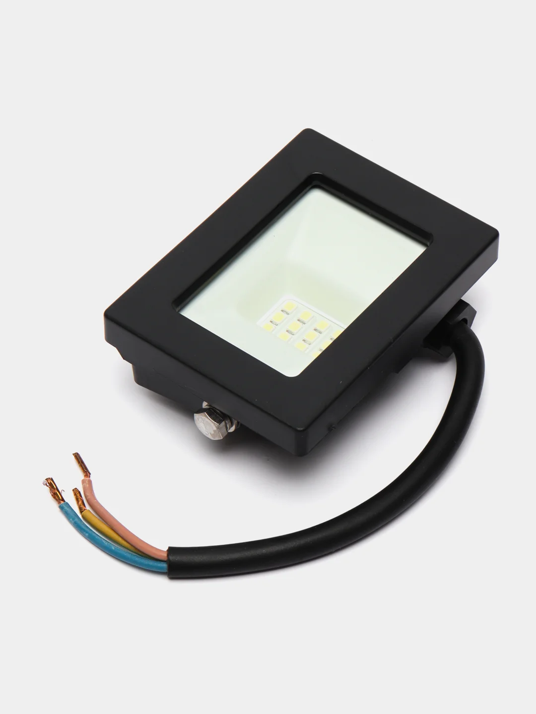 Прожектор светодиодный 2835SMD, 10W 6400K AC230V/50Hz IP65, 55067, черный